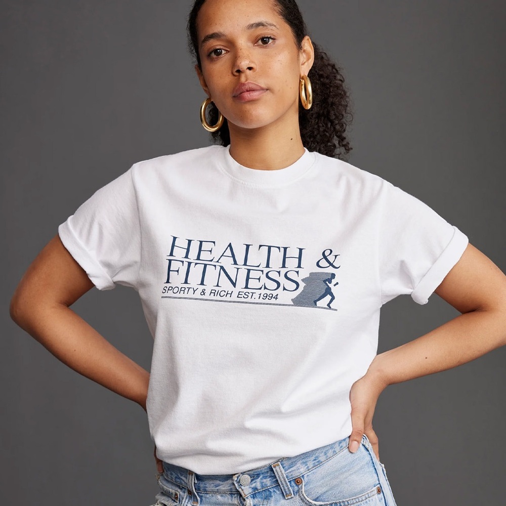Sporty & Rich Health and Fitness Tee